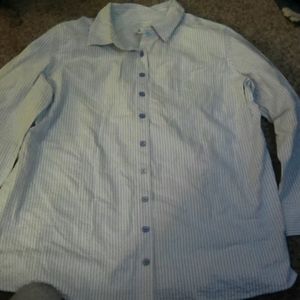 Denim and Company Button Blouse